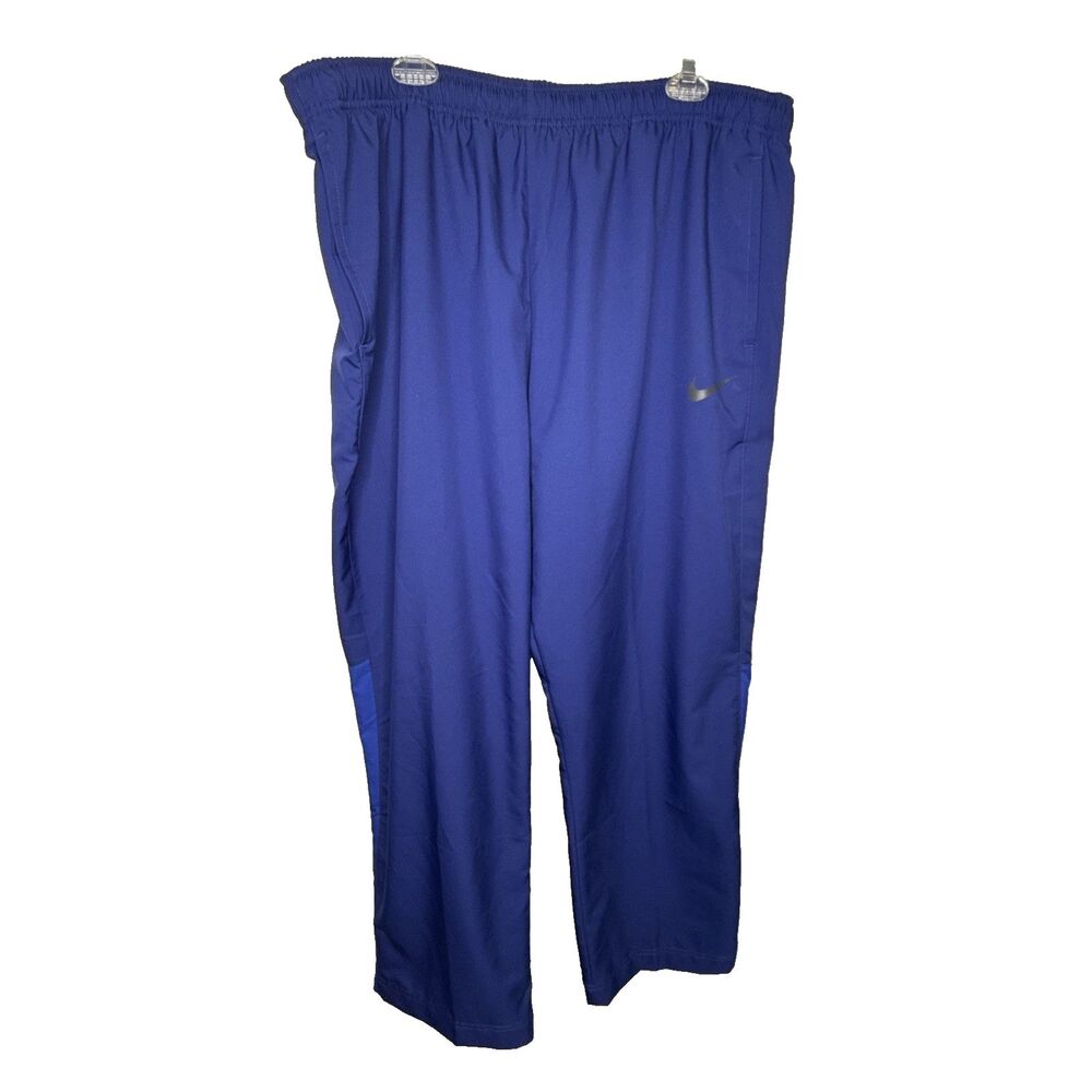 Nike Mens 4XL Big & Tall Blue Tracksuit Full Zip Track Jacket Pants Set Dri-Fit - Picture 7 of 9